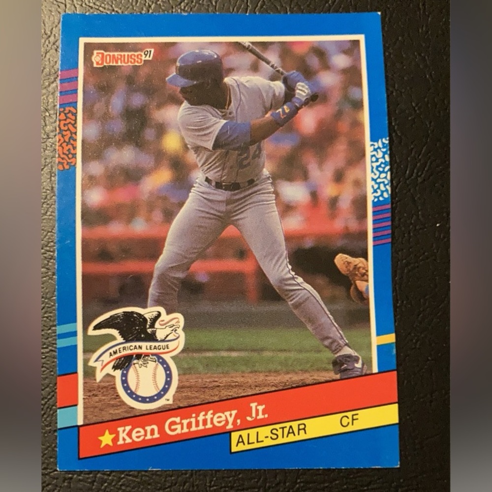 Ken Griffey JR 1991 Donruss All-Star #49 Error Card No Dot After INC